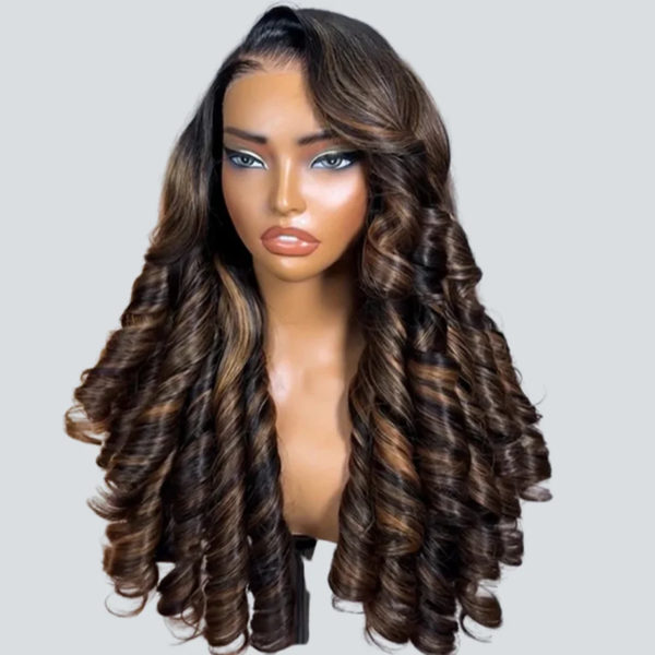 400g Bouncy Curly HD lace