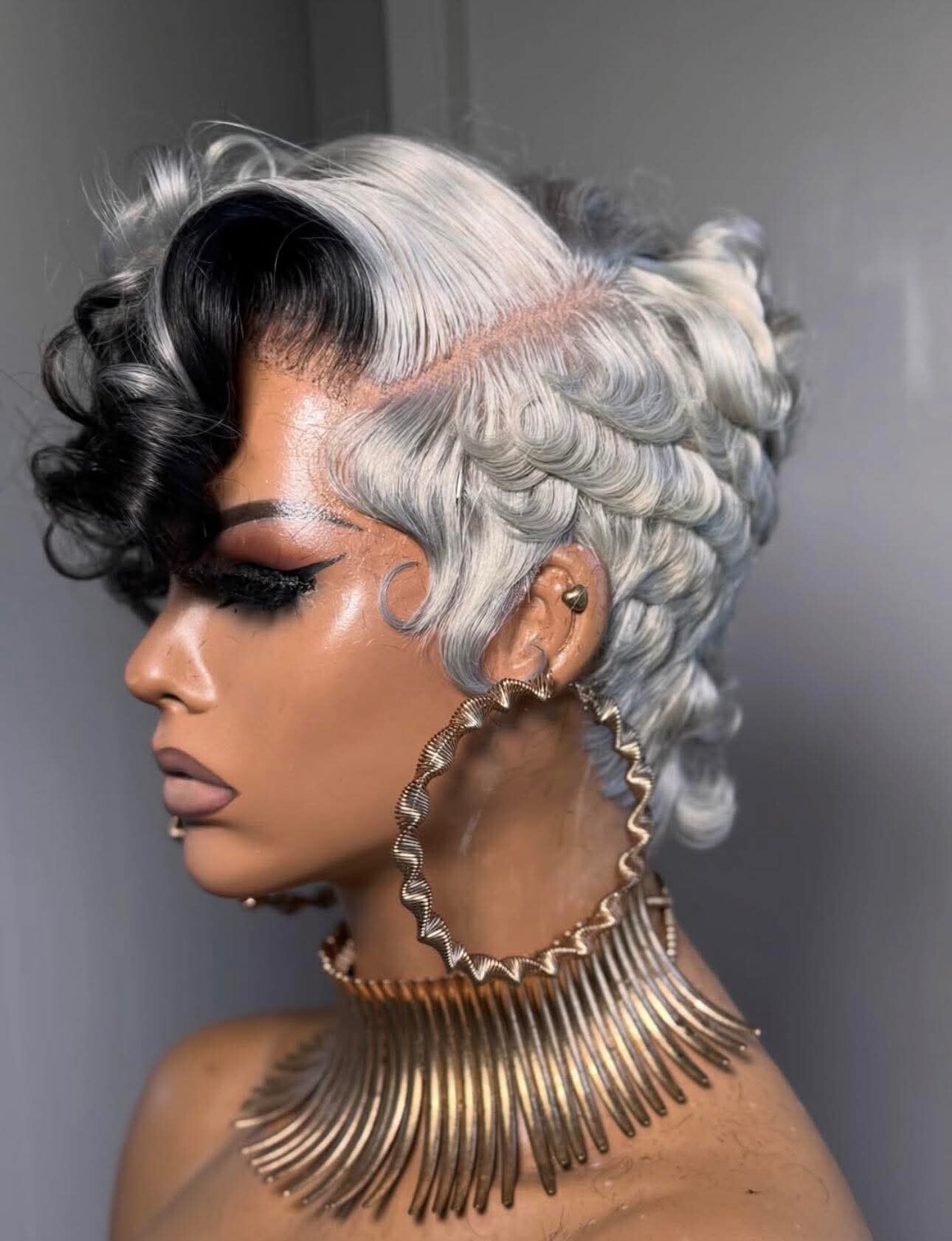 Short PIXIE CURLS 💯 Human Hair