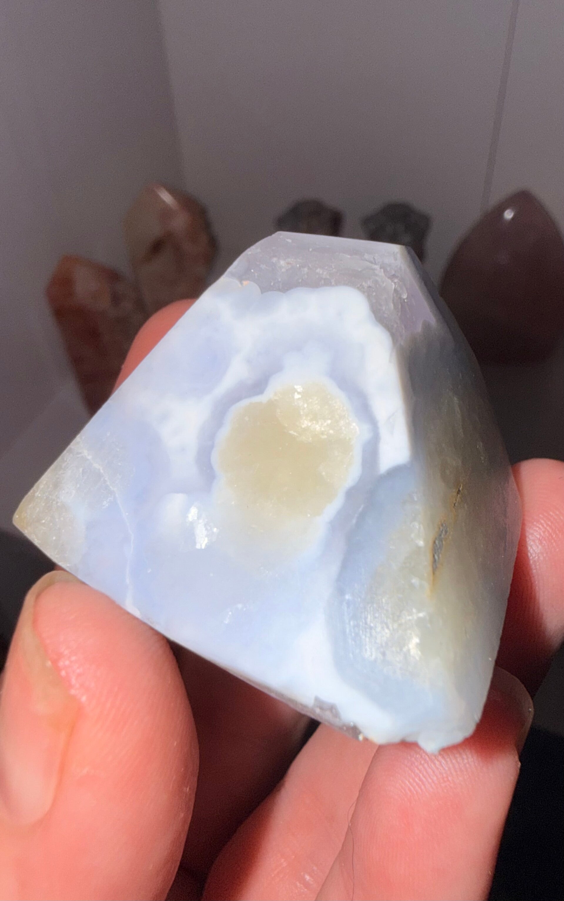Blue lace agate freeform