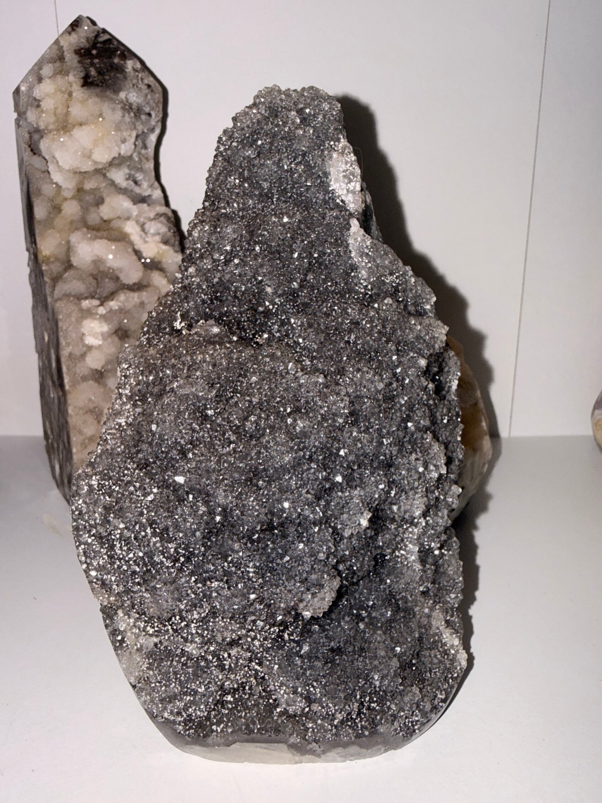 STATEMENT PIECE Black amethyst Freeform huge