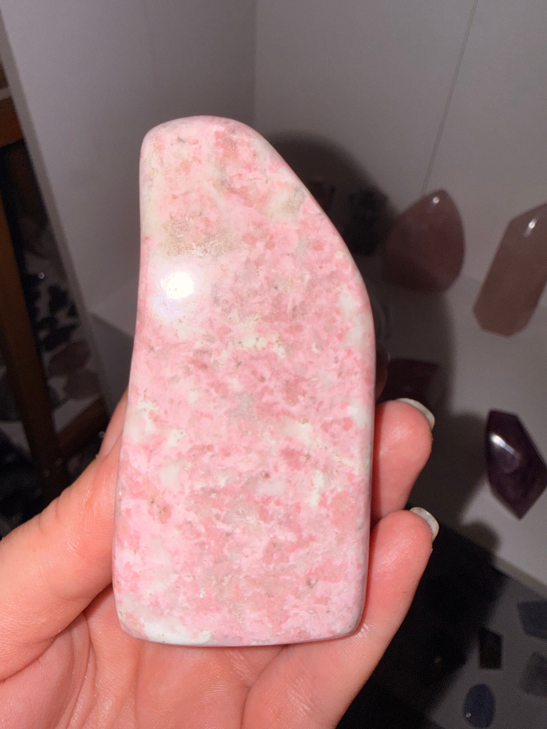 Pink aragonite