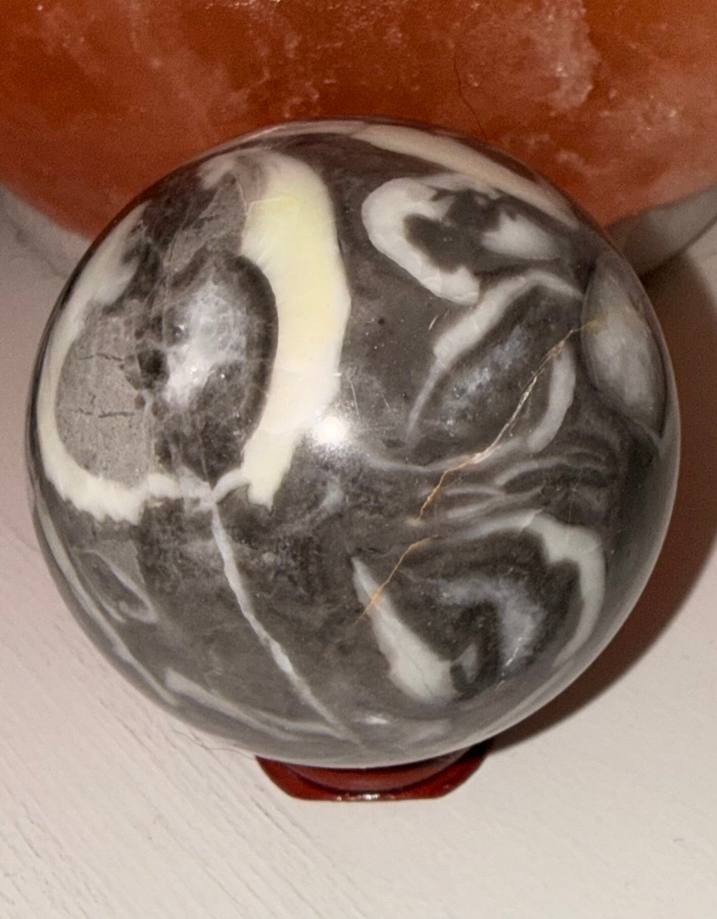 Shell fossil sphere 70mm