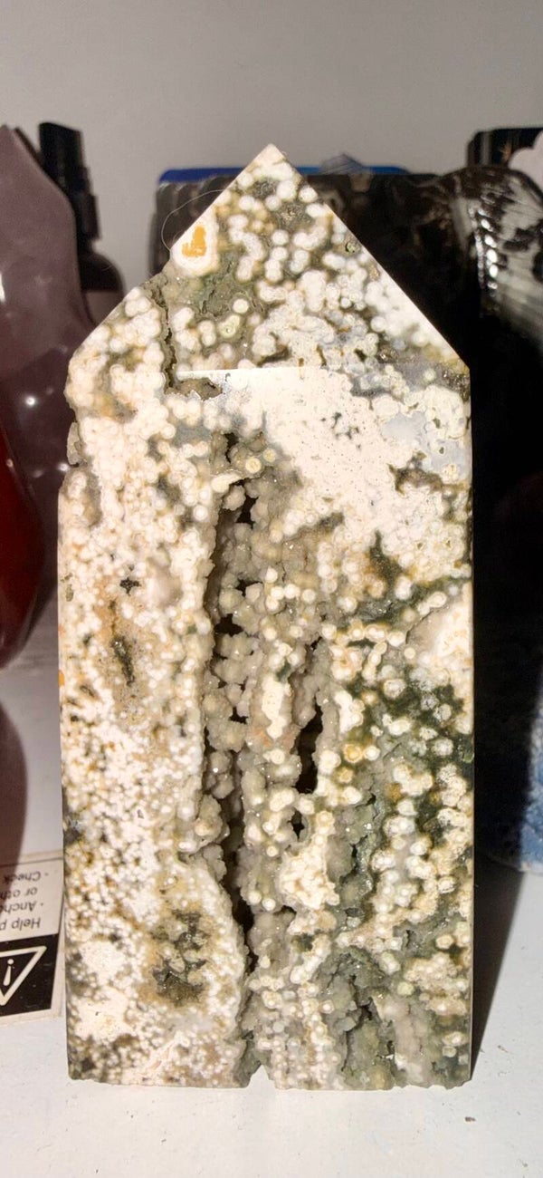 Druzy ocean jasper tower