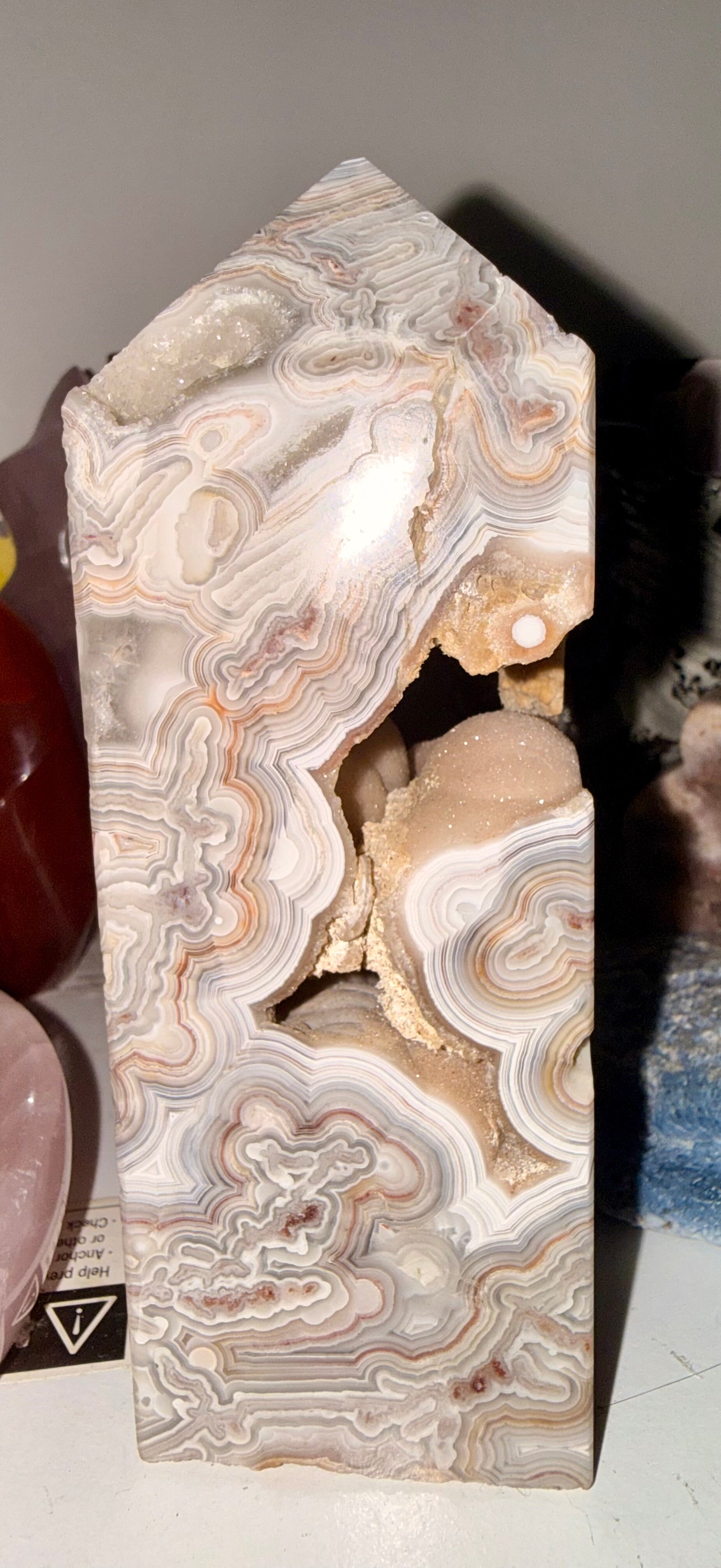 Discounted Mexican agate large tower