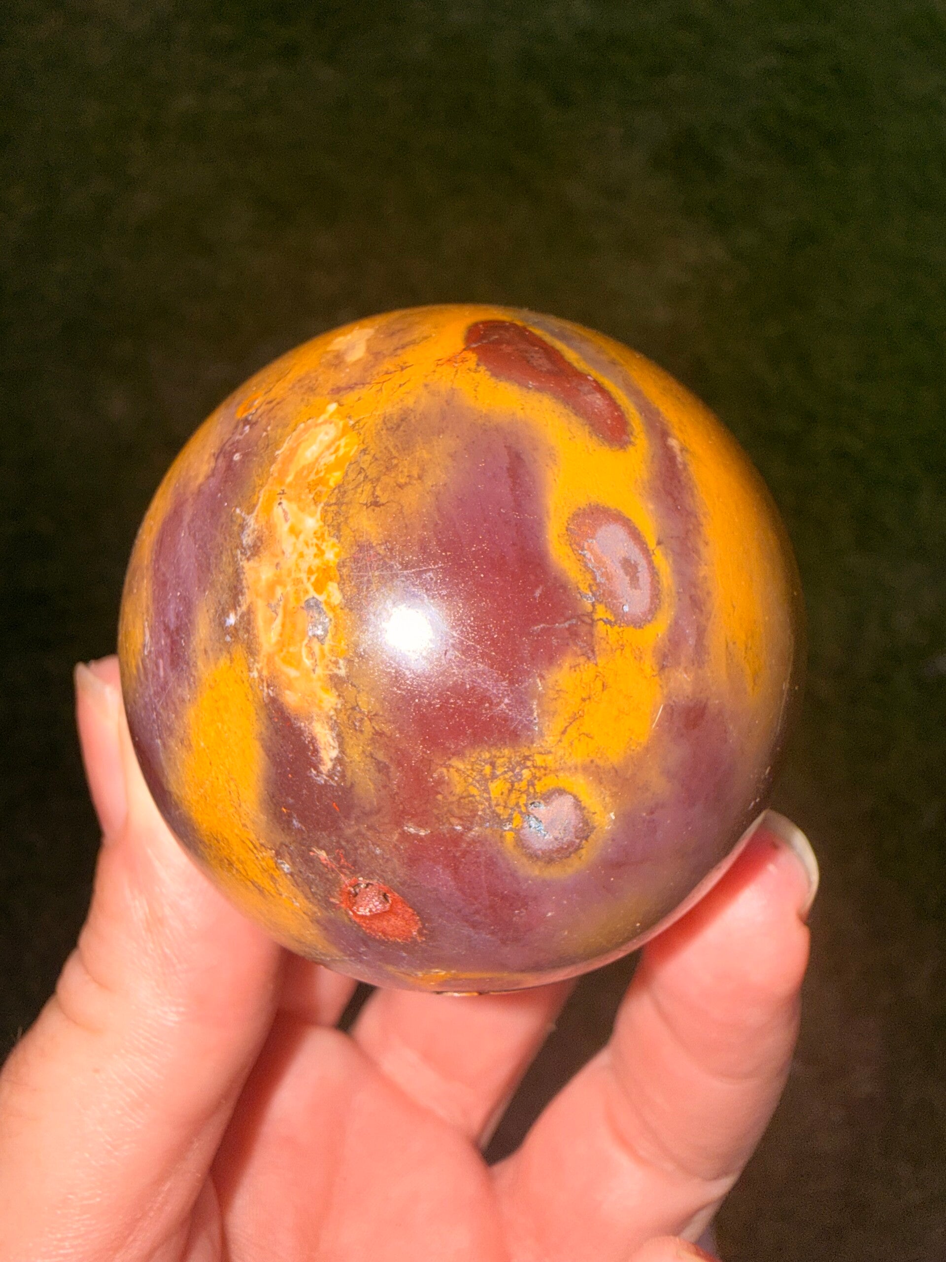 Mookaite sphere