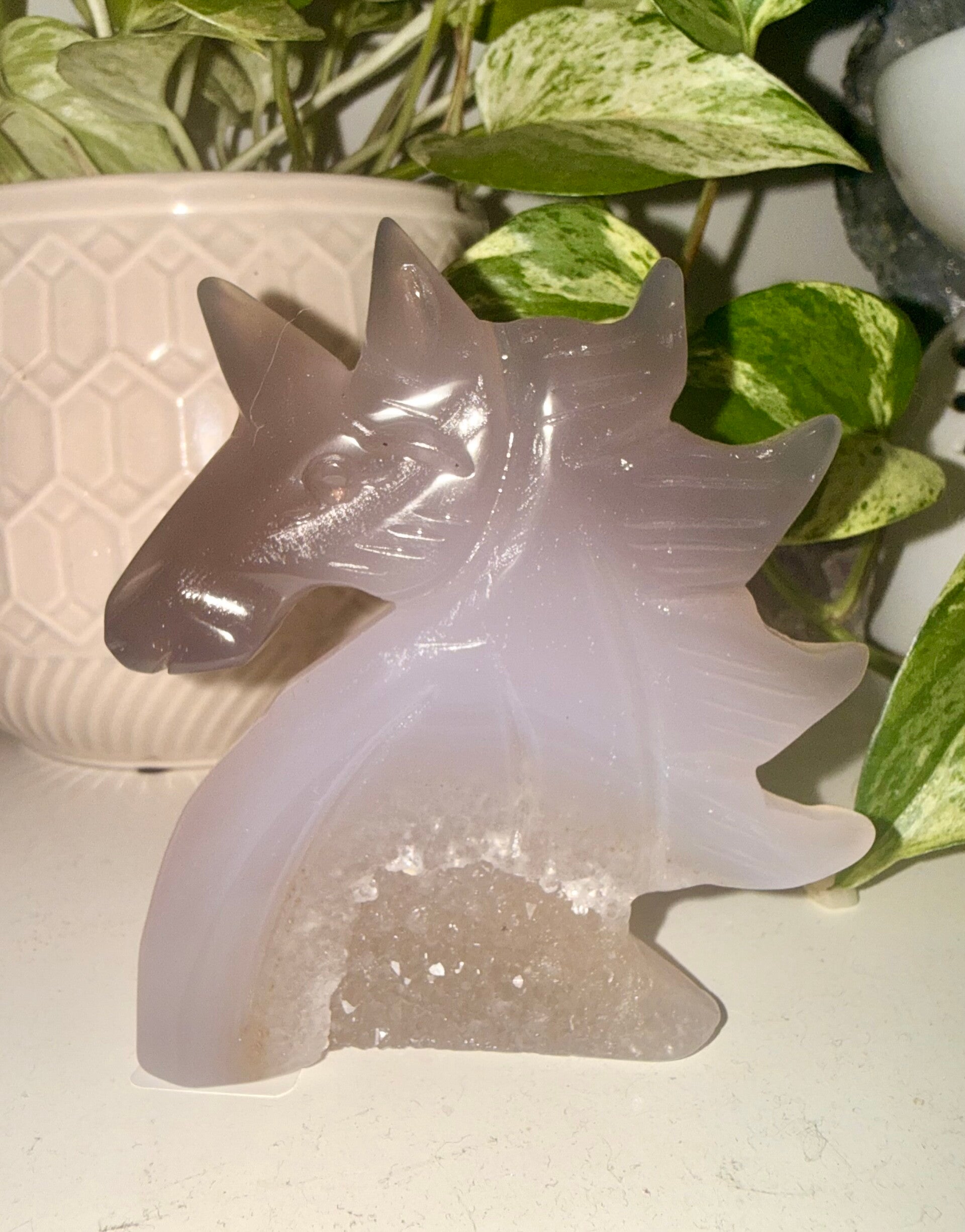 Agate Druzy Unicorn
