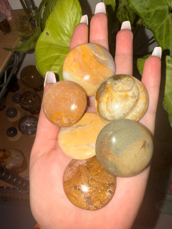 Ocean jasper flat stones