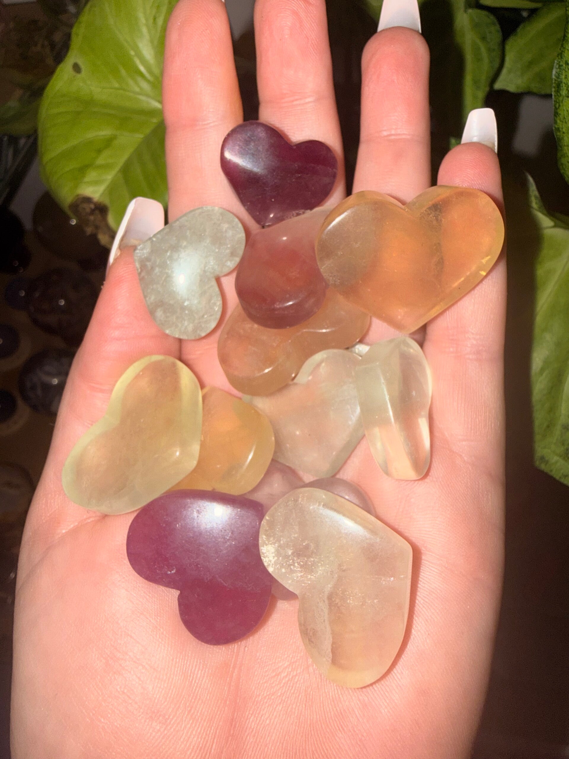 Flourite hearts