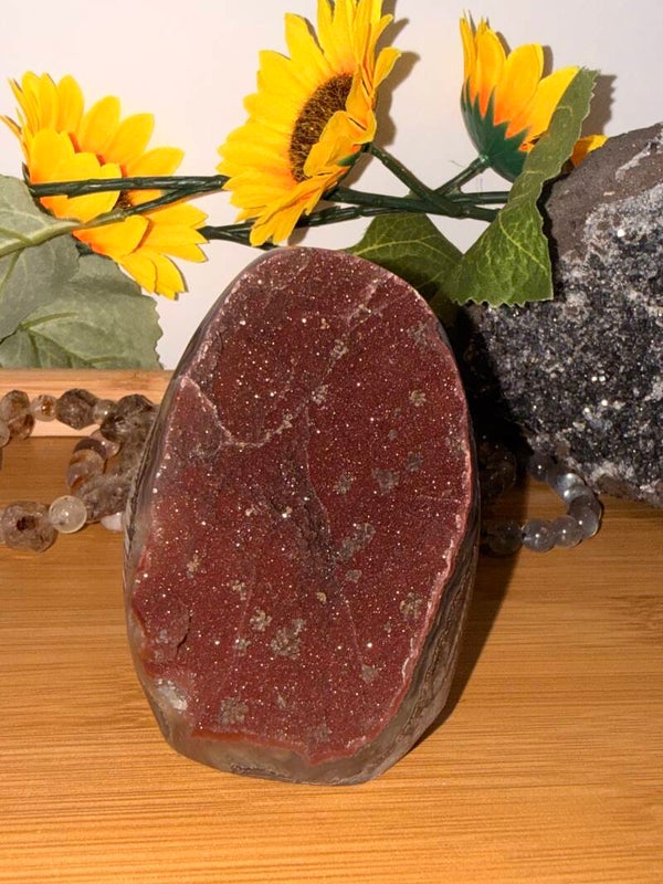 Rainbow amethyst red