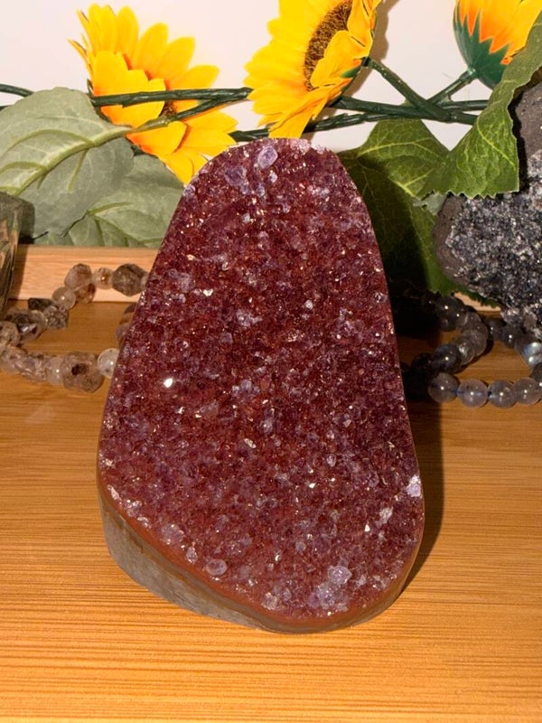 Rainbow amethyst red