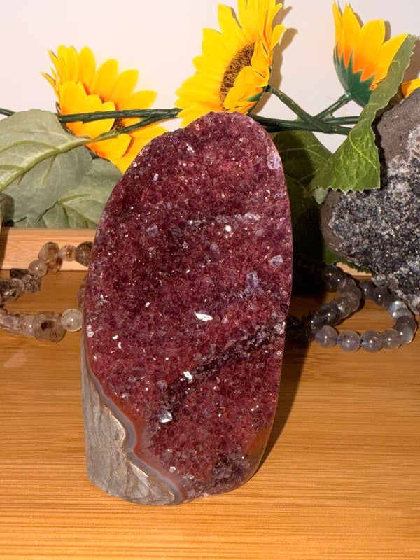 Rainbow amethyst red