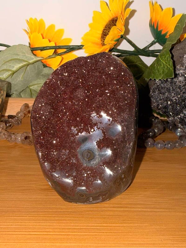 Rainbow amethyst red