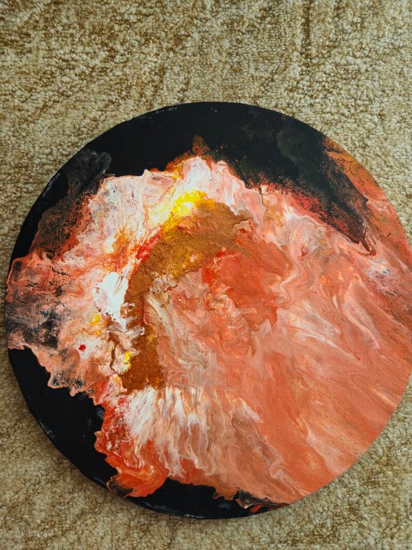 Leinwand abstrakt "Lava"