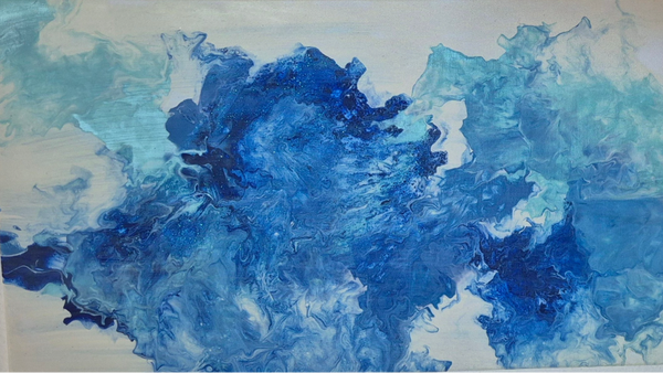 Leinwand "Aqua" 70x30 cm
