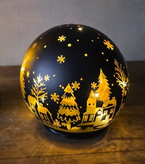 Countryfield kerstbal met verlichting