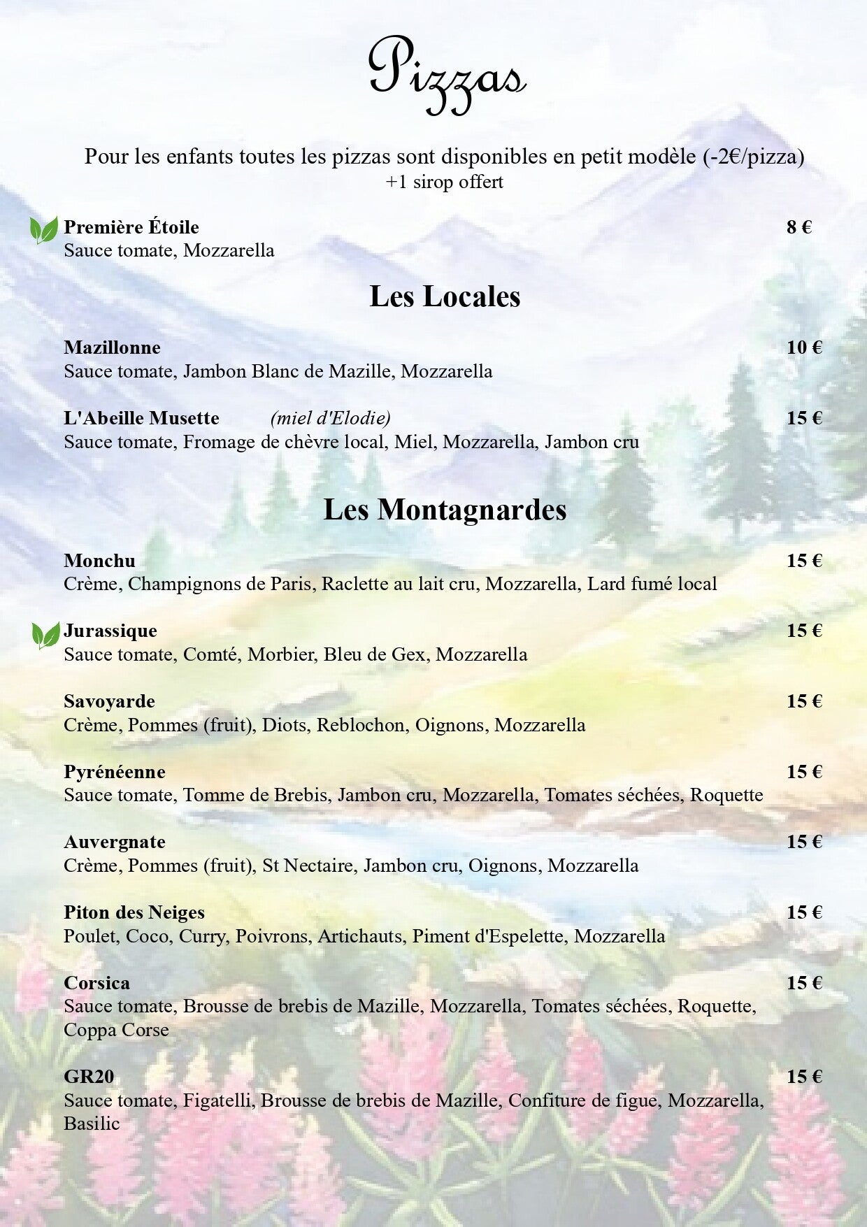 Les Pizzas
