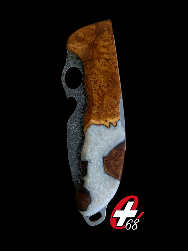 Code68 Hunter Pro mit Epoxid / Wurzelholzschalen