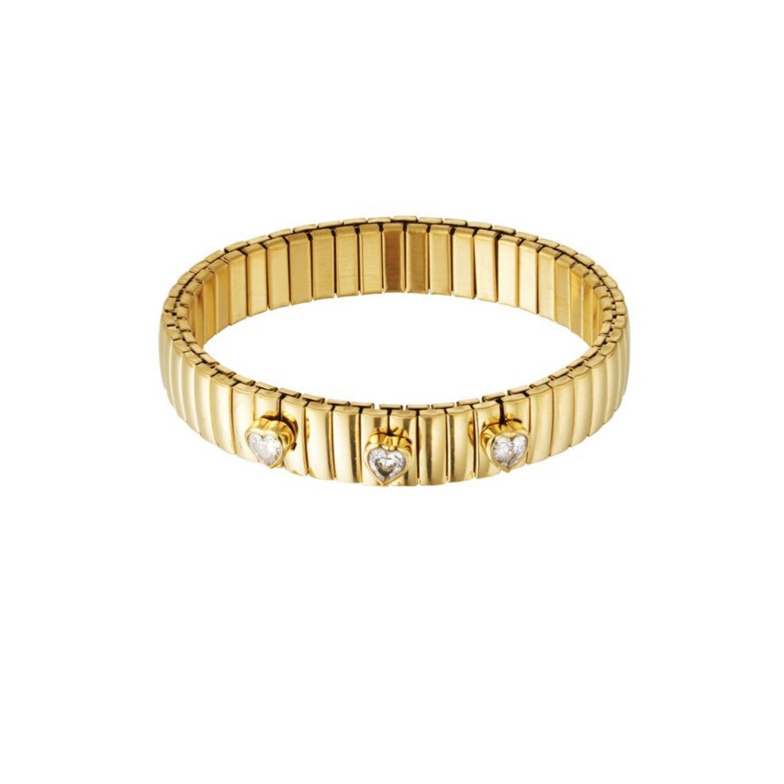 “Statement heart” bracelet