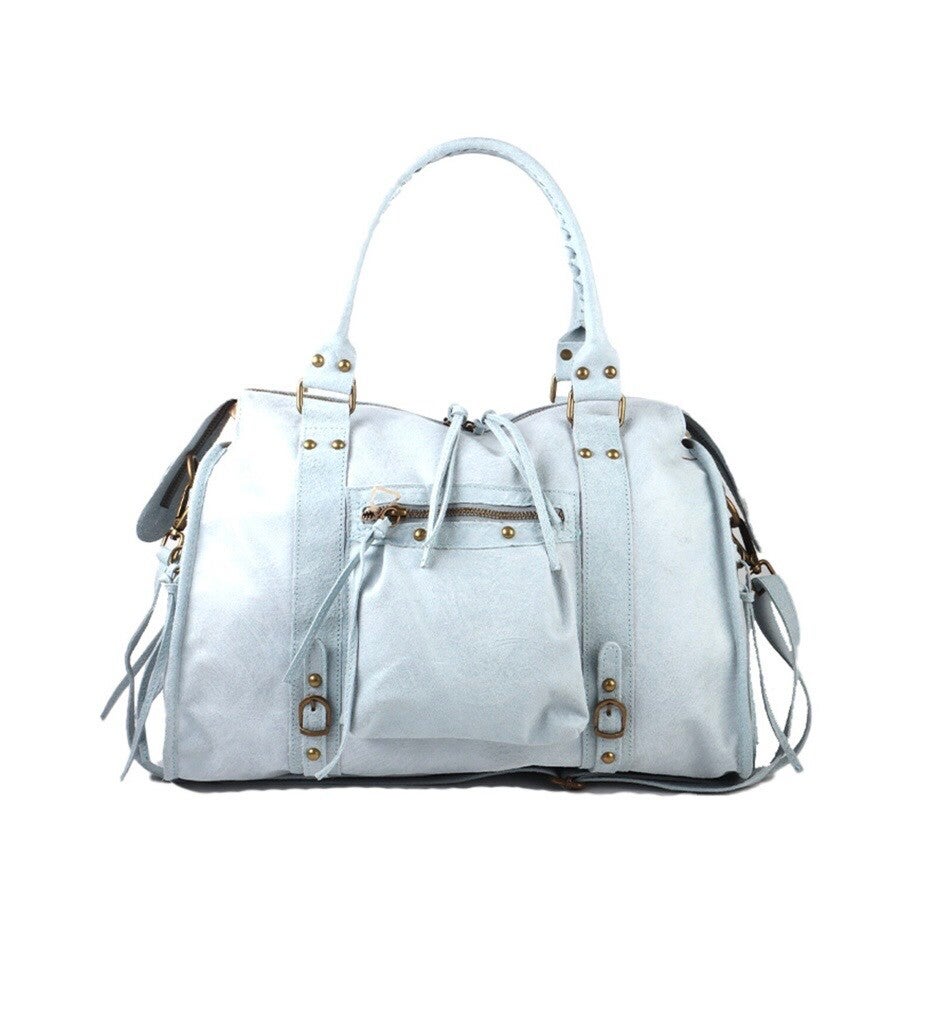 “City” bag light blue big