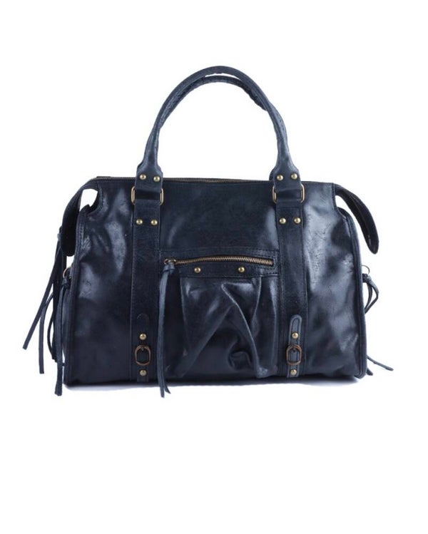 “City” bag navy big