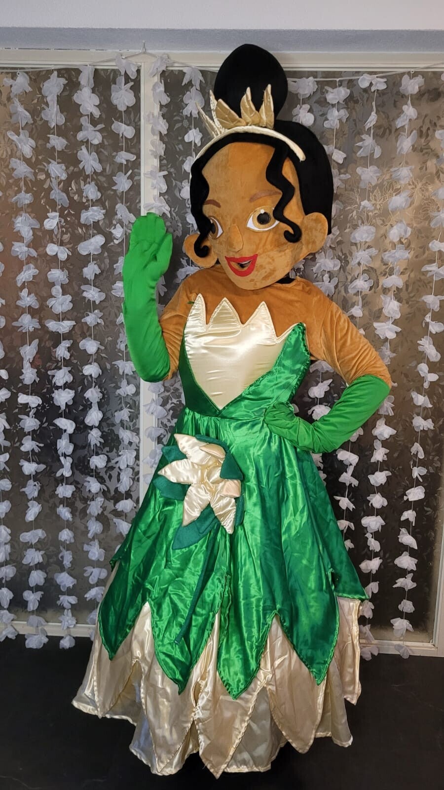 Prinses Tiana mascotte