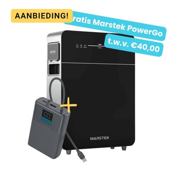 Marstek Venus E 3.0 – Plug & Charge Thuisbatterij 5.12 kWh – Incl. P1 Meter