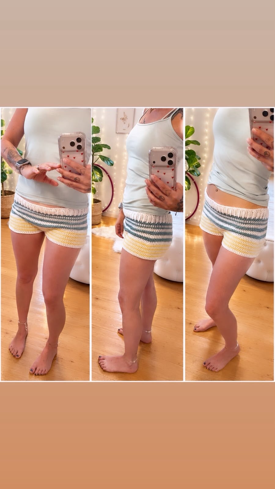 Häkelshorts