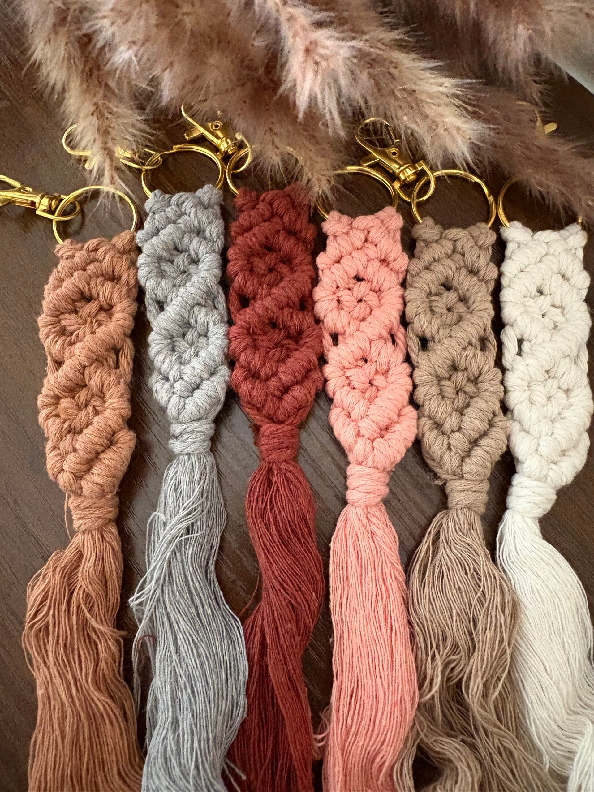 Makramee Schlüsselanhänger