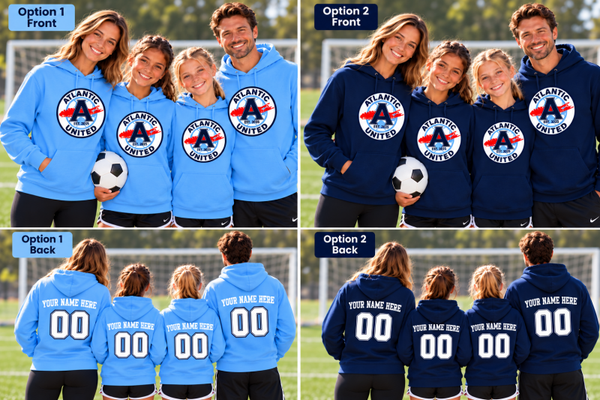 AU Customized Hooded Sweatshirt with Name and Number