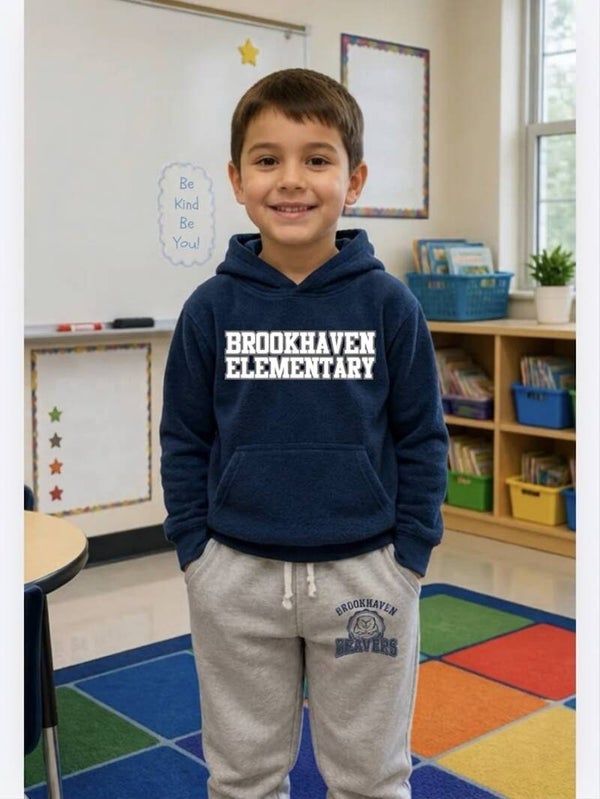 Youth/Adult Hooded Sweatshirt with Custom Logo