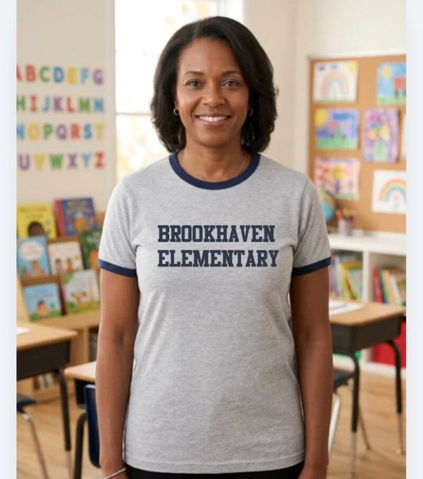 Gray Ringer T-Shirt with Wording