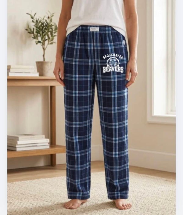 Unisex Flannel Plaid Pajama Bottoms with Custom Logo