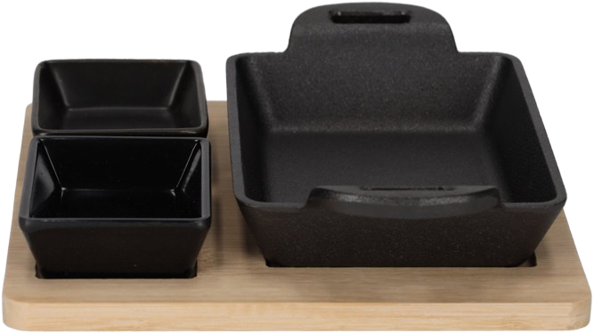 JENS Living Gietijzeren Serveerset Rechthoek