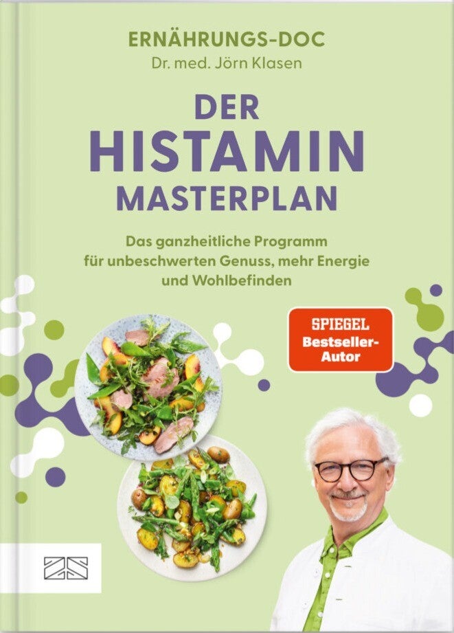 Buchcover Der Histamin-Masterplan von Ernährungs-Doc Dr. med.  Jörn Klasen