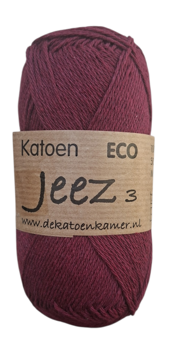 Jeez 3 Bordeauxrood