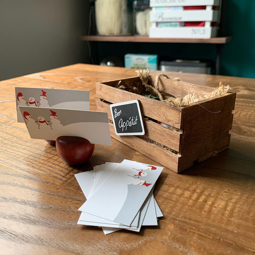 Bon Appétit Apple Place Card Holder