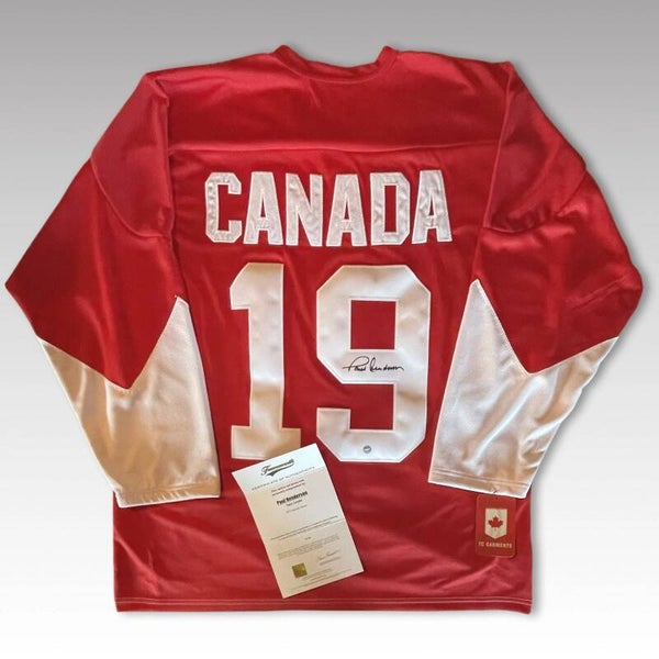 Paul Henderson Signed 1972 Summit Jersey with COA