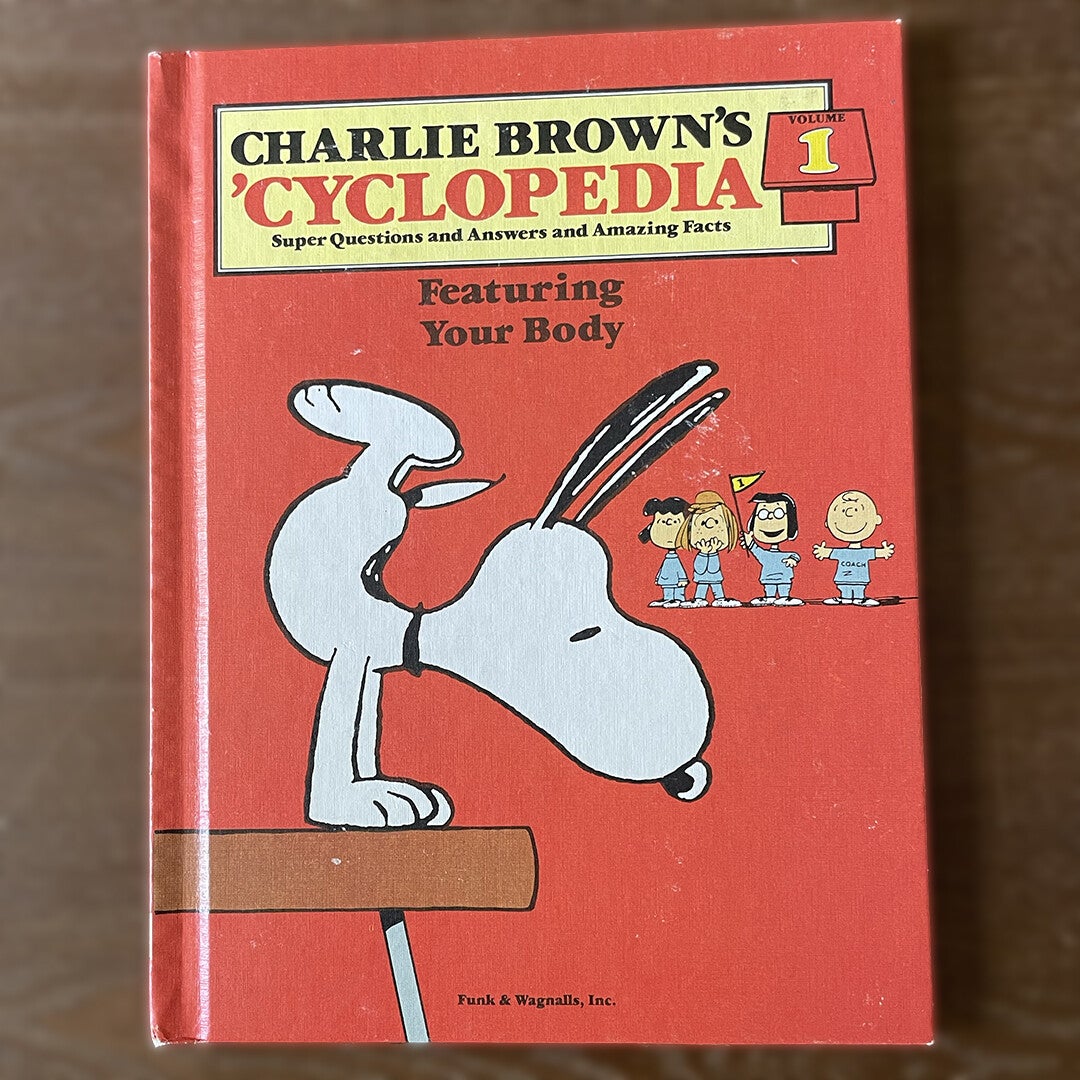 Vintage Charlie Brown's 'Cyclopedia Volume 1 - 15 Funk & Wagnalls