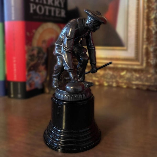 Vintage Curling Trophy