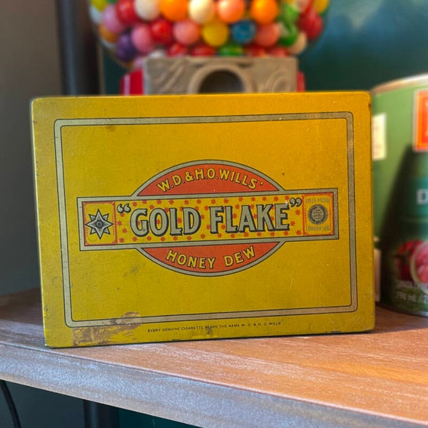 Gold Flake Flat 50 Tobacco Tin 2