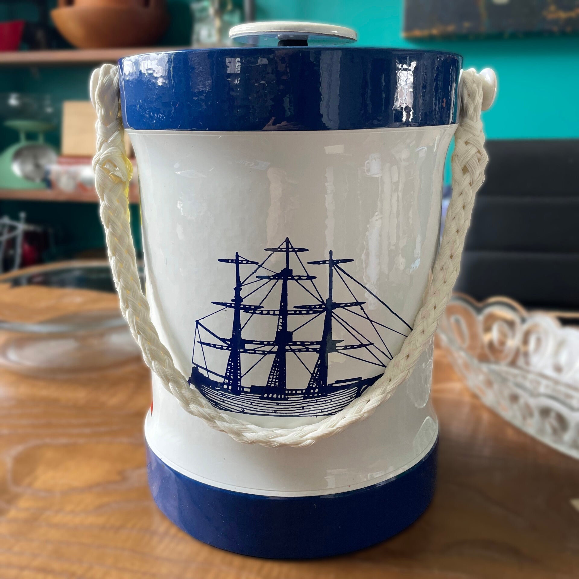 MCM Georges Briard Nautical Ice Bucket