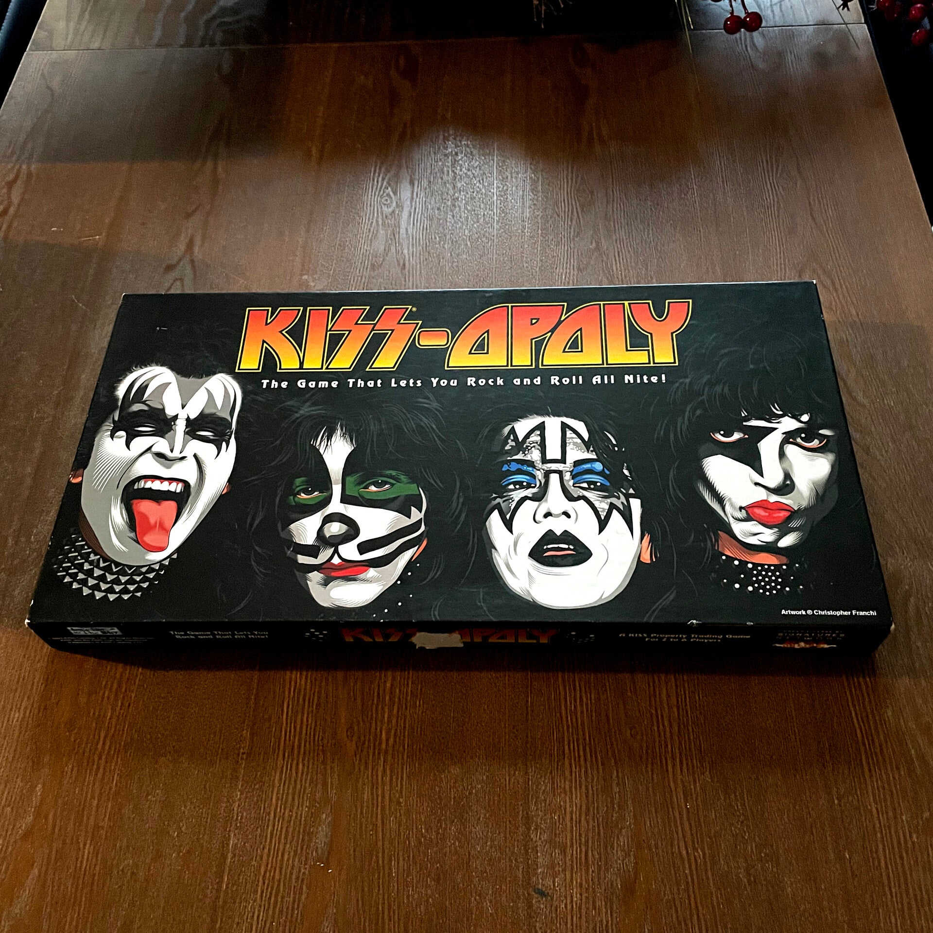 KISS-OPOLY Monopoly Board Game 2003 - NEW (Never Used)