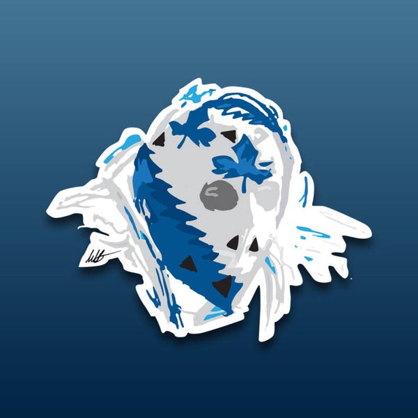 Mike Palmateer Goalie Mask Artwork Stickers
