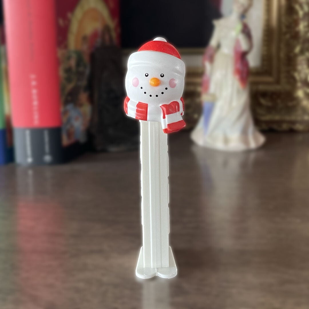 PEZ Dispenser, Snowman with Red Hat