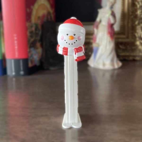 PEZ Dispenser, Snowman with Red Hat