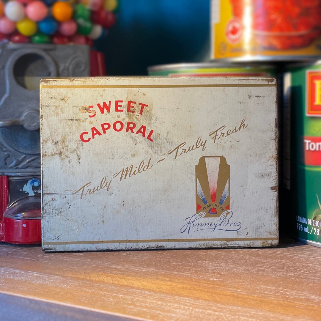 Kinney Brothers Sweet Caporal Cigarettes Tin