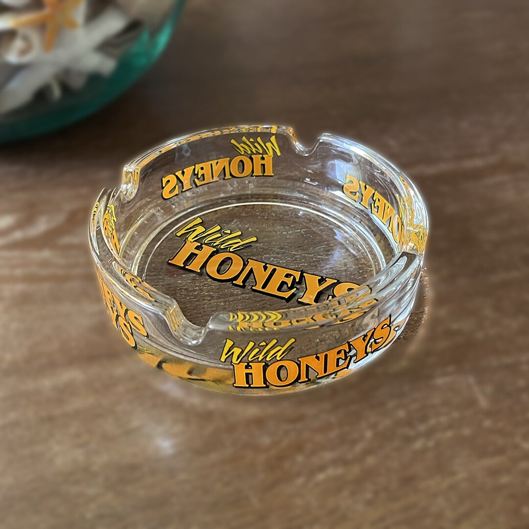 Wild Honeys Glass Ashtray