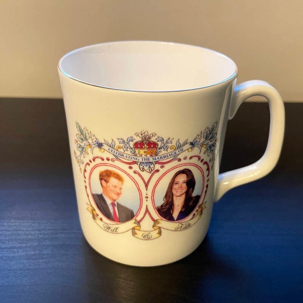 Rare 2011 Prince Harry & Kate Royal Wedding Error Mug.