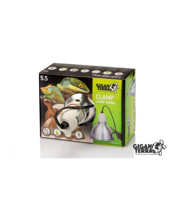 Klemlamp 14 cm - 100 W.