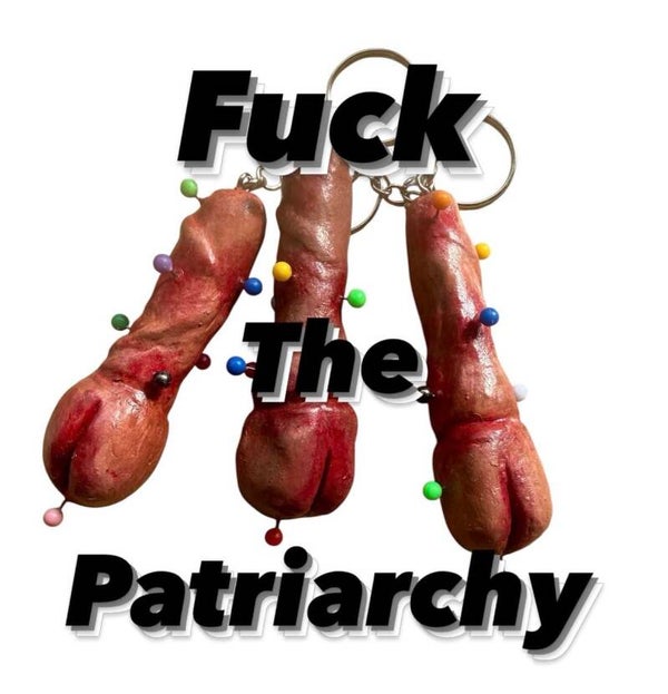Fuck the patriarchy key chains